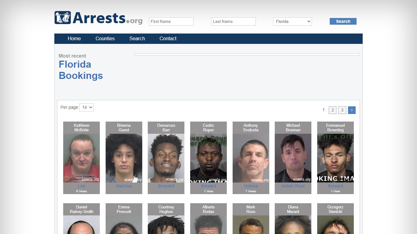 Florida Arrests and Inmate Search